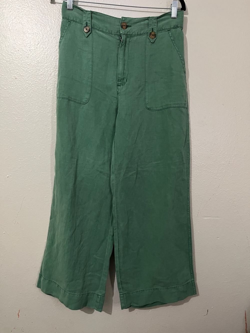 Cynthia Rowley Wide Leg Linen/Lyocell Pants